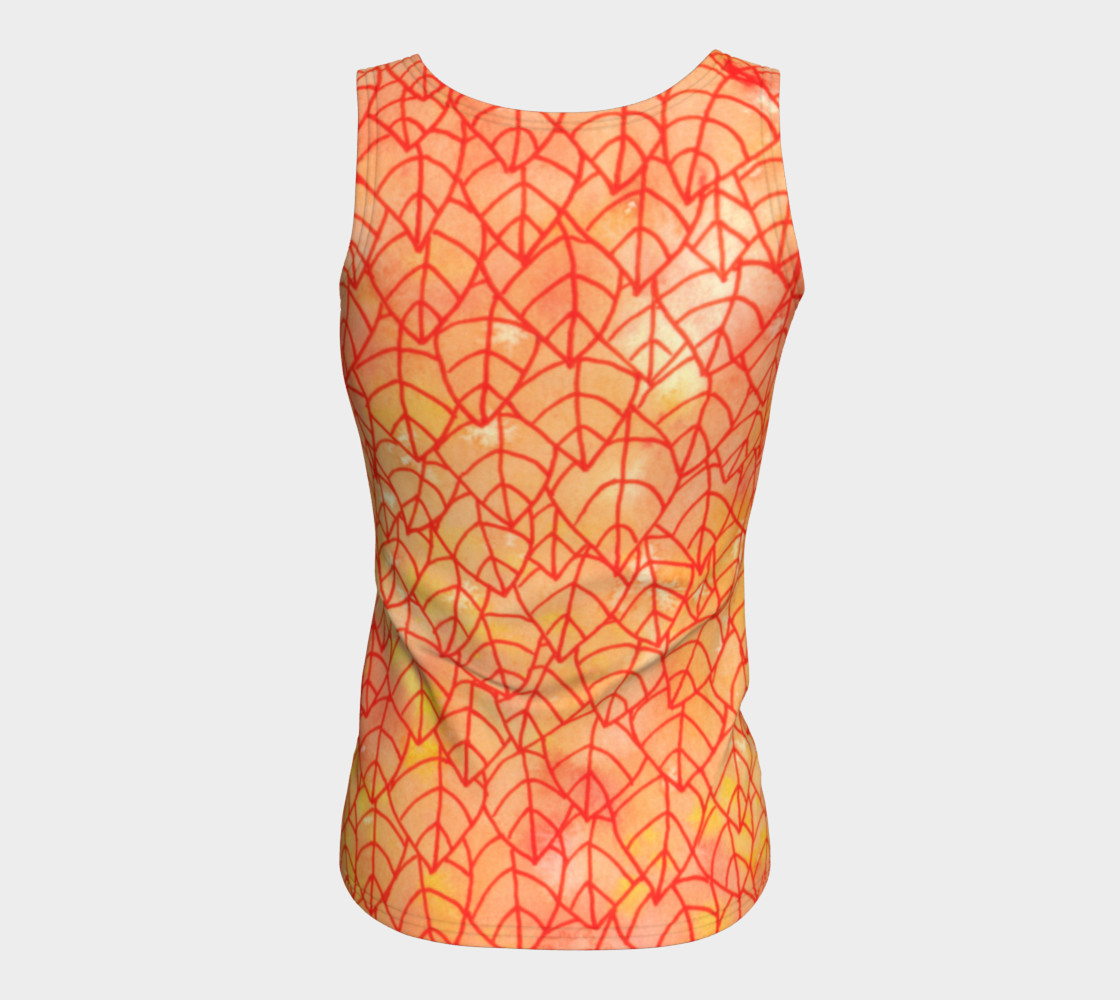 Autumn foliage Fitted Tank Top preview #6