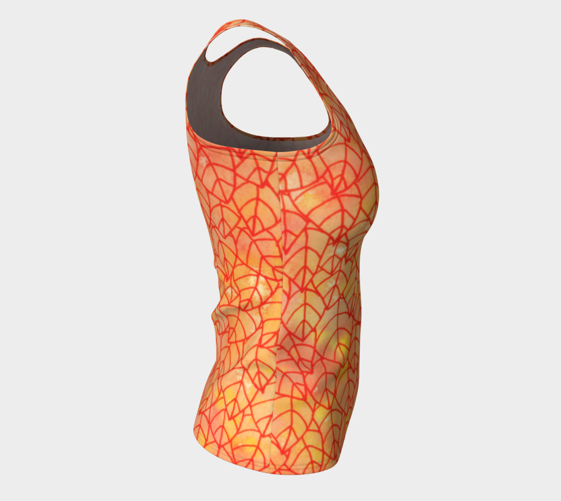 Autumn foliage Fitted Tank Top preview #8