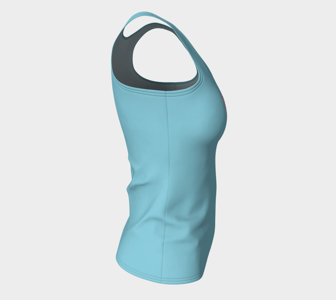 Sphynx cat portrait Fitted Tank Top preview #8