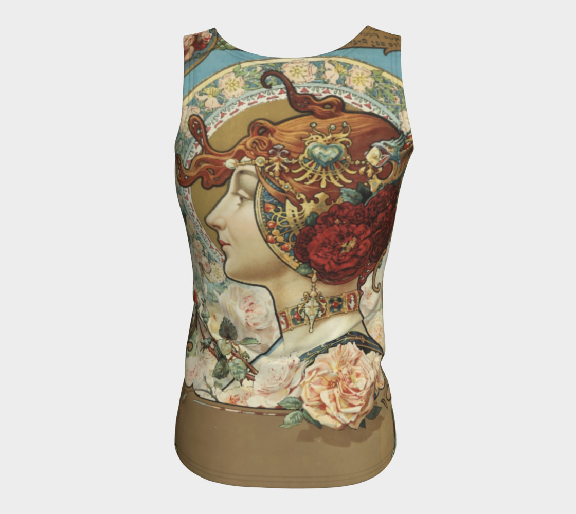 Charpentier-Deny Rose Lady Fitted Tank Top preview #6