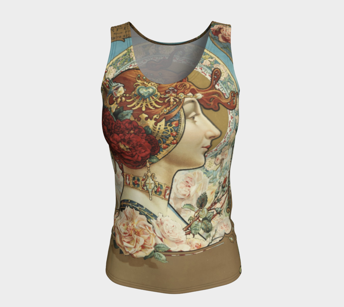 Charpentier-Deny Rose Lady Fitted Tank Top preview #5