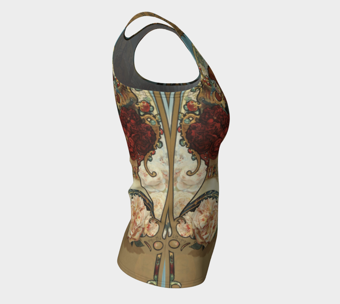 Charpentier-Deny Rose Lady Fitted Tank Top preview #8