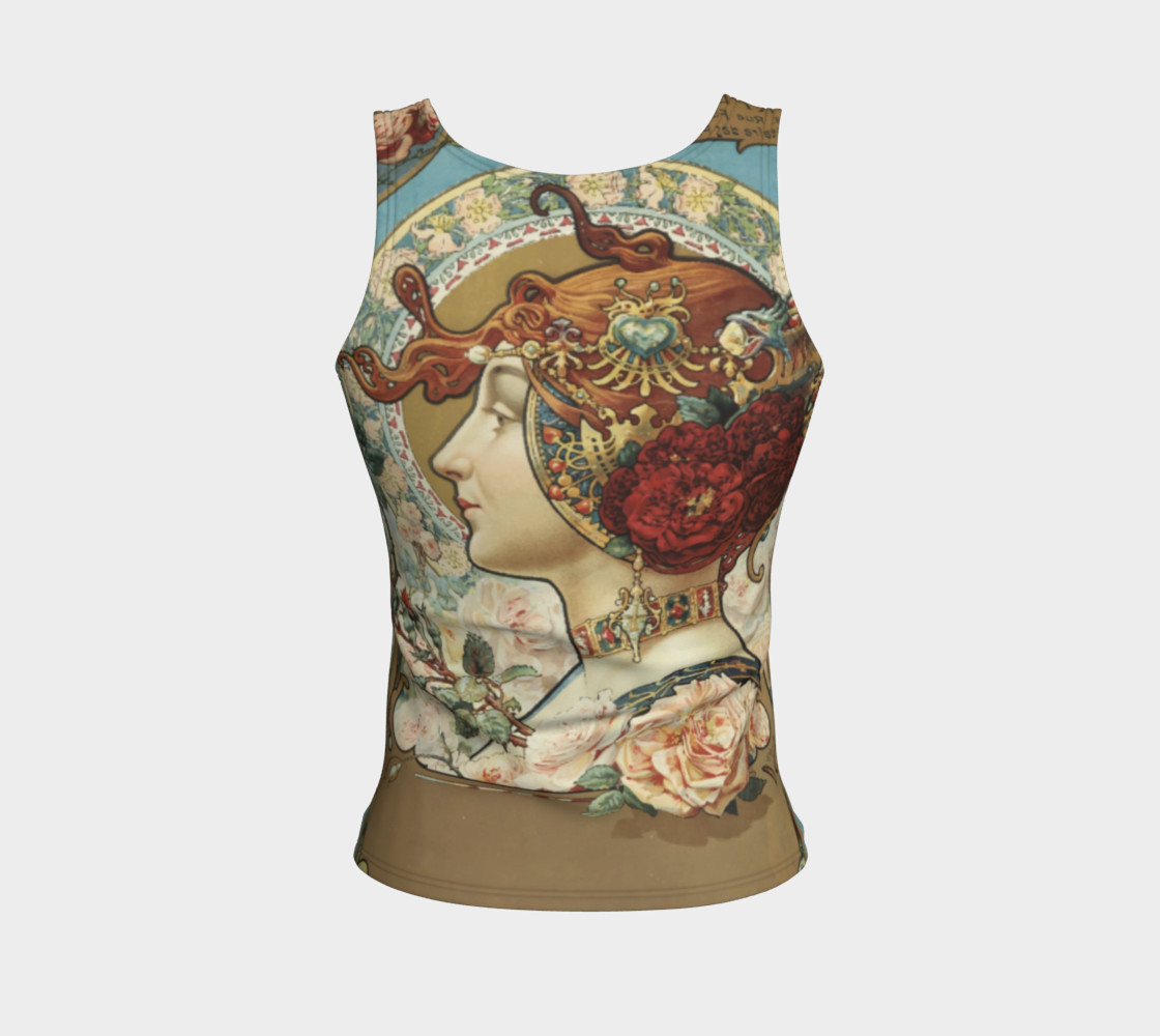 Charpentier-Deny Rose Lady Fitted Tank Top preview #2