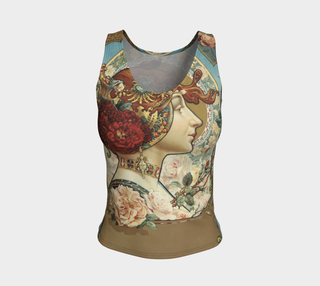 Charpentier-Deny Rose Lady Fitted Tank Top preview #1