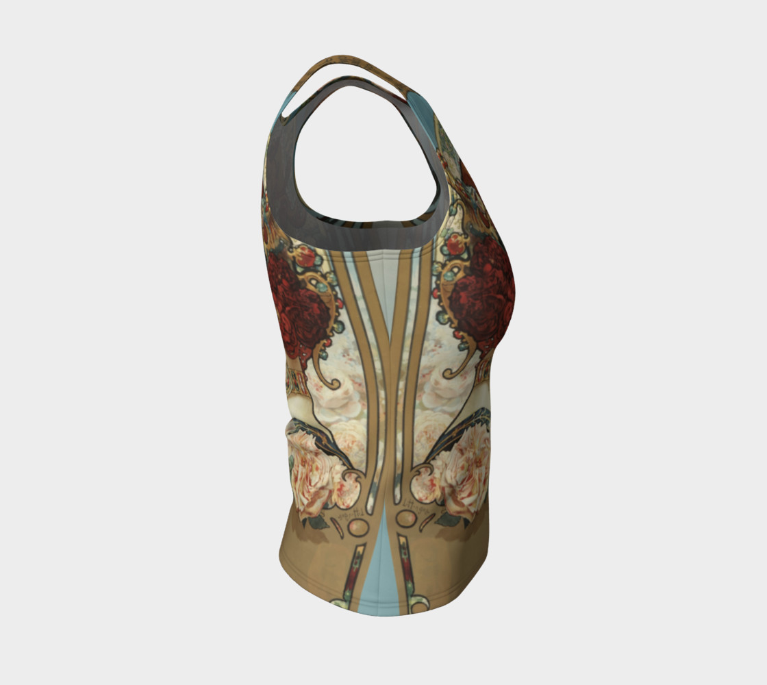 Charpentier-Deny Rose Lady Fitted Tank Top preview #4