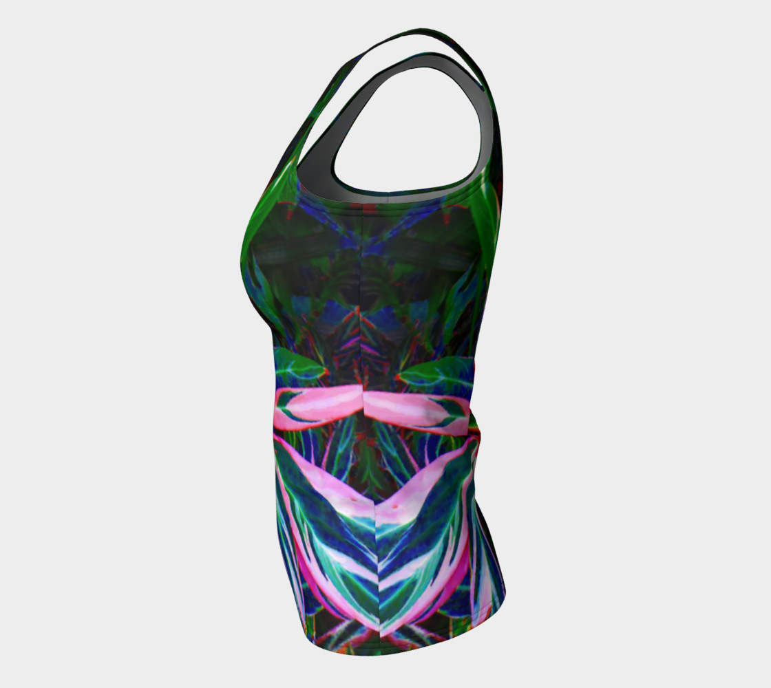 Aperçu de Tropical Fitted Tank Top #7
