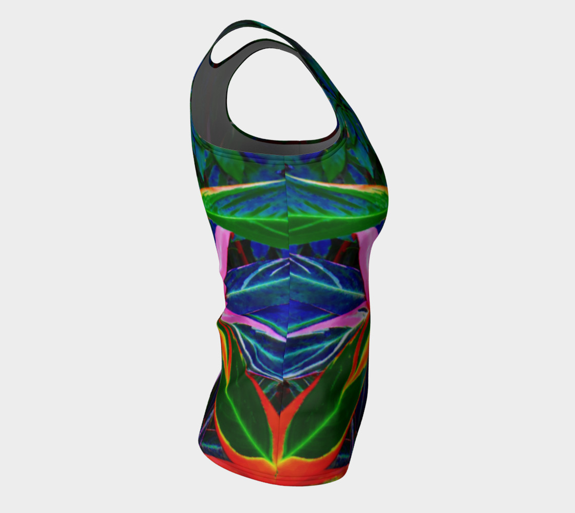 Aperçu de Tropical Fitted Tank Top #8
