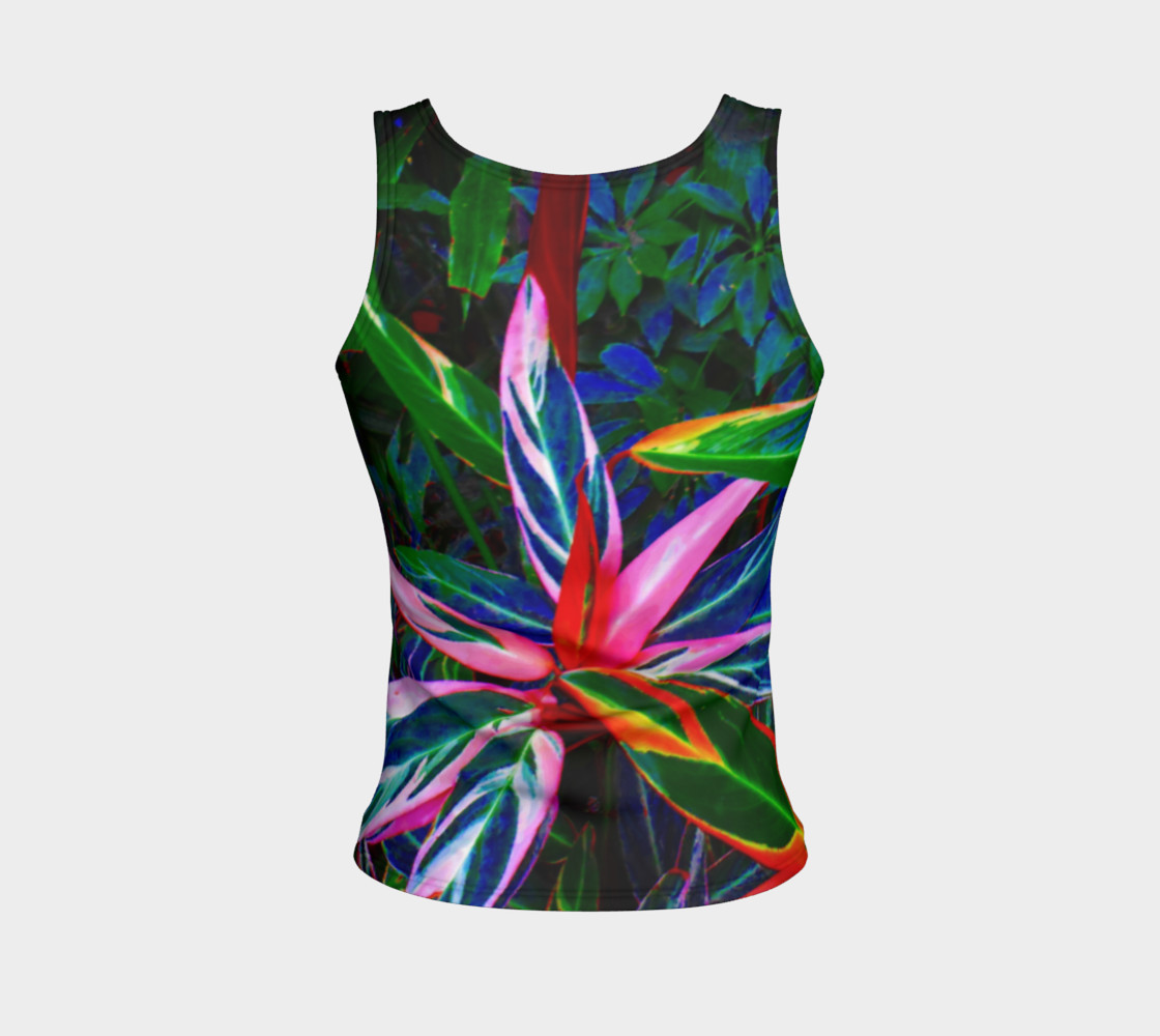 Aperçu de Tropical Fitted Tank Top #2