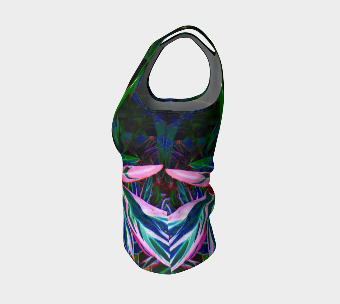 Aperçu de Tropical Fitted Tank Top #3