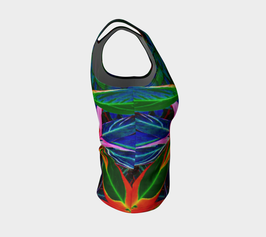 Aperçu de Tropical Fitted Tank Top #4