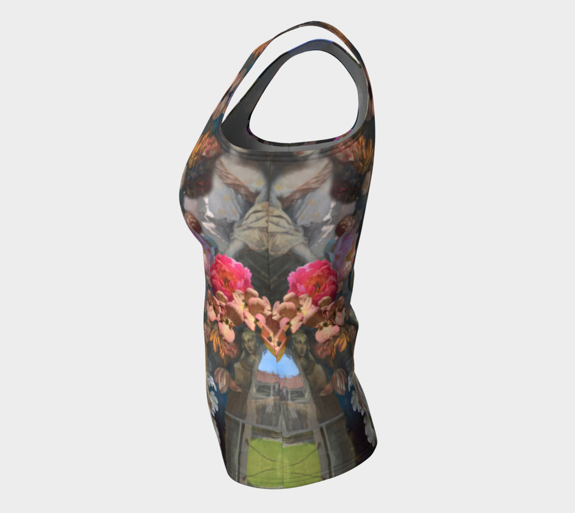 Aperçu de Flowers of the Loreta 1 Fitted Tank Top #7