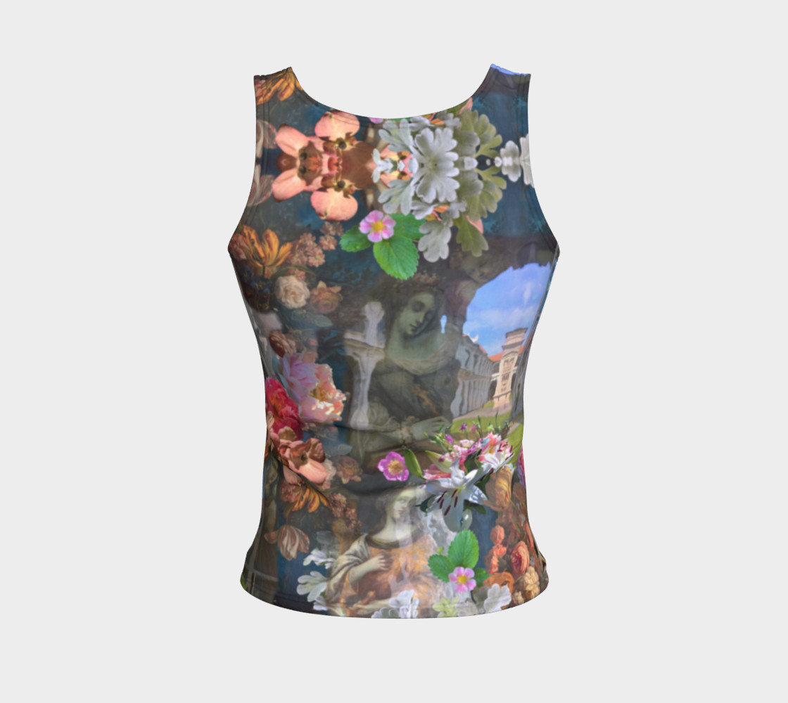 Aperçu de Flowers of the Loreta 1 Fitted Tank Top #2