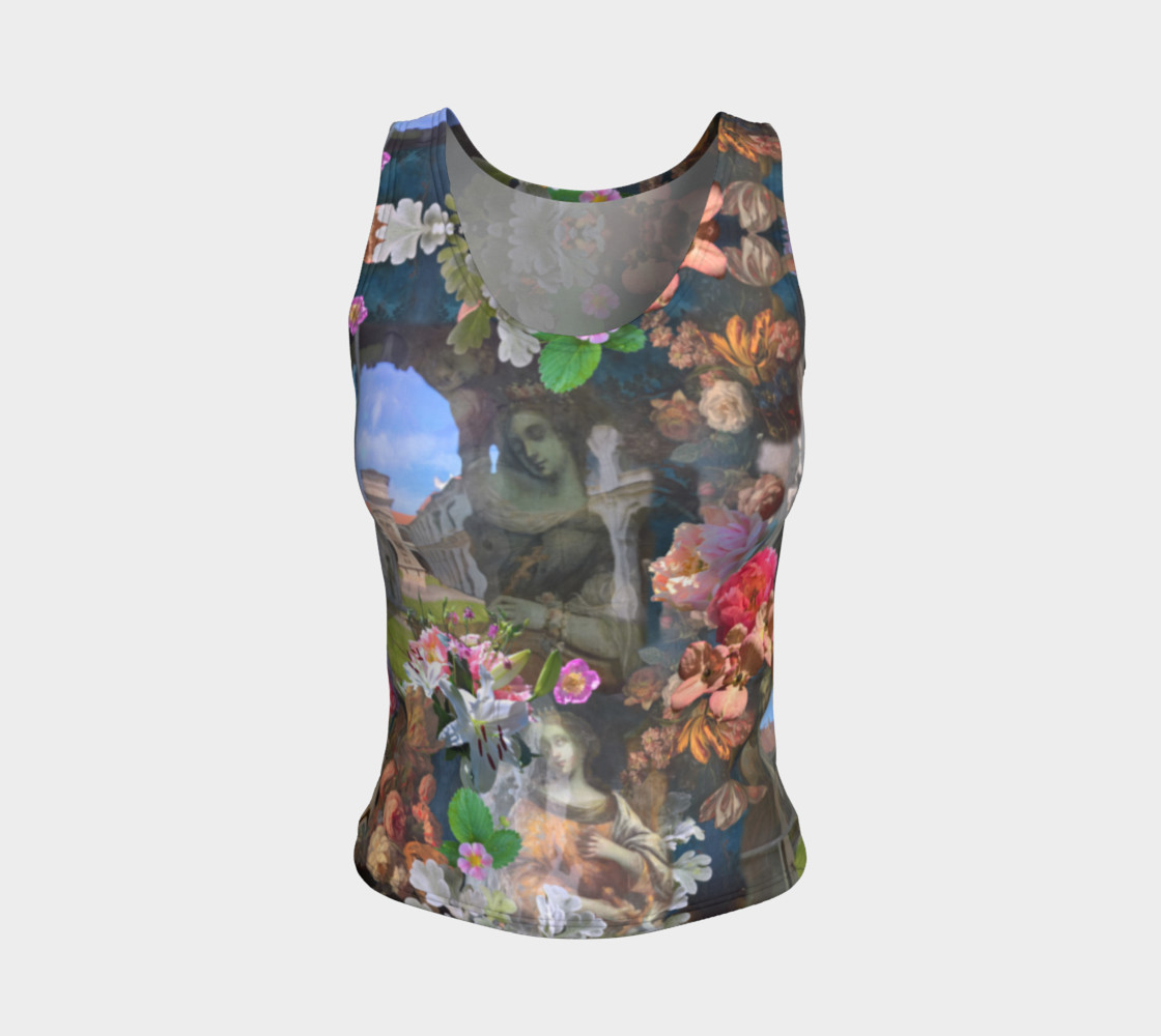 Aperçu de Flowers of the Loreta 1 Fitted Tank Top #1