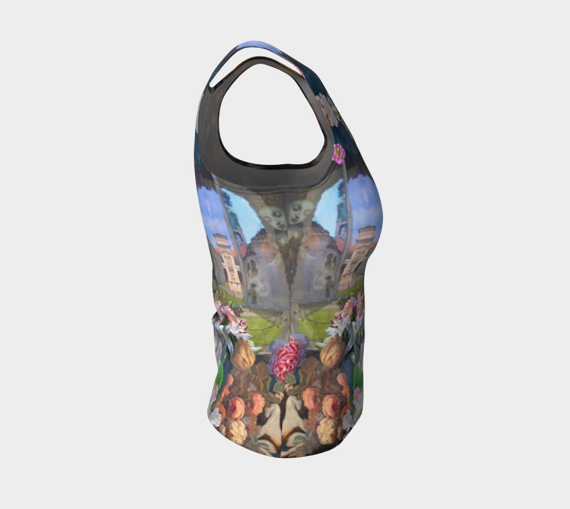 Aperçu de Flowers of the Loreta 1 Fitted Tank Top #4