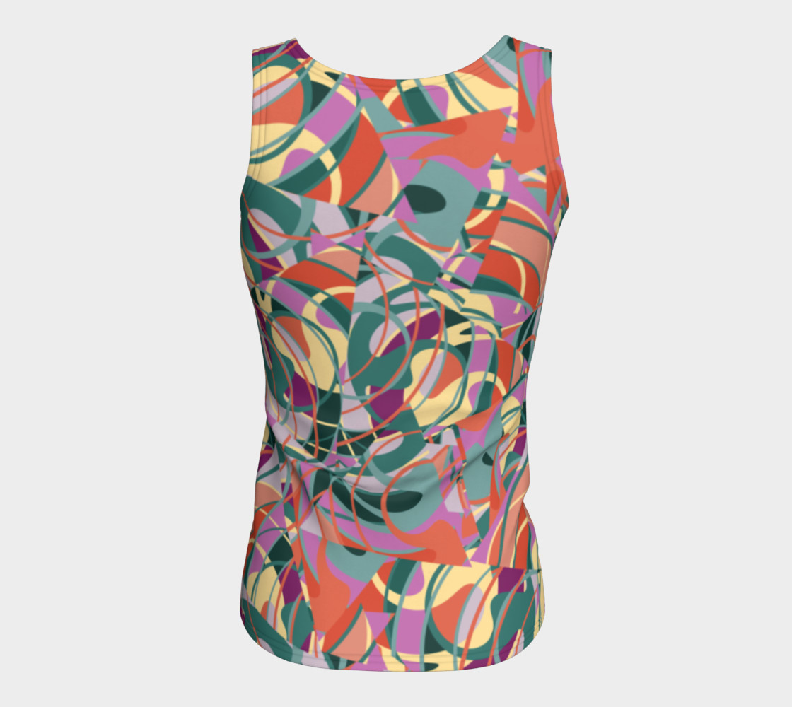 Colorful Abstract - Greens and Golds preview #6