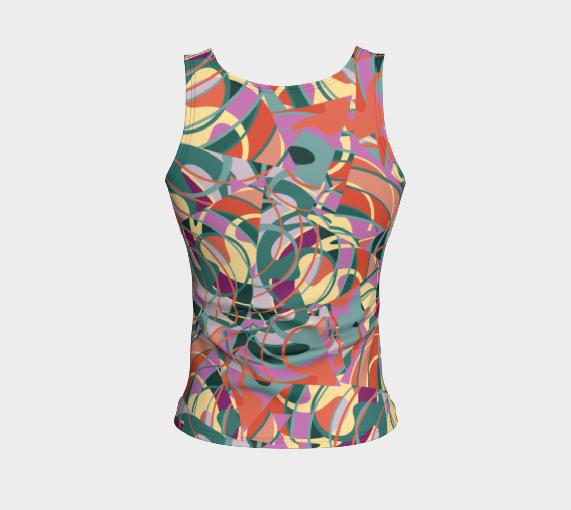 Colorful Abstract - Greens and Golds preview #2