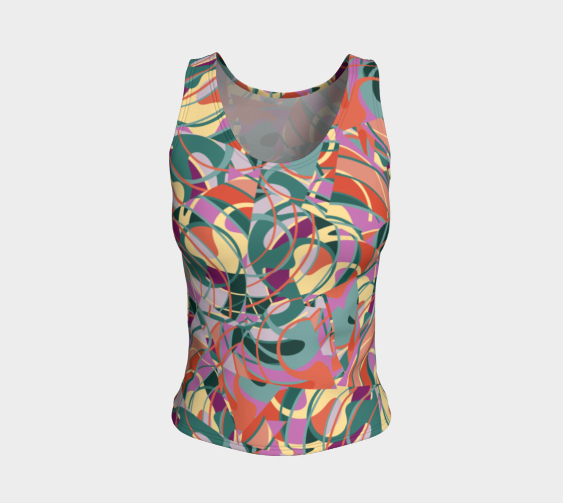 Colorful Abstract - Greens and Golds preview #1