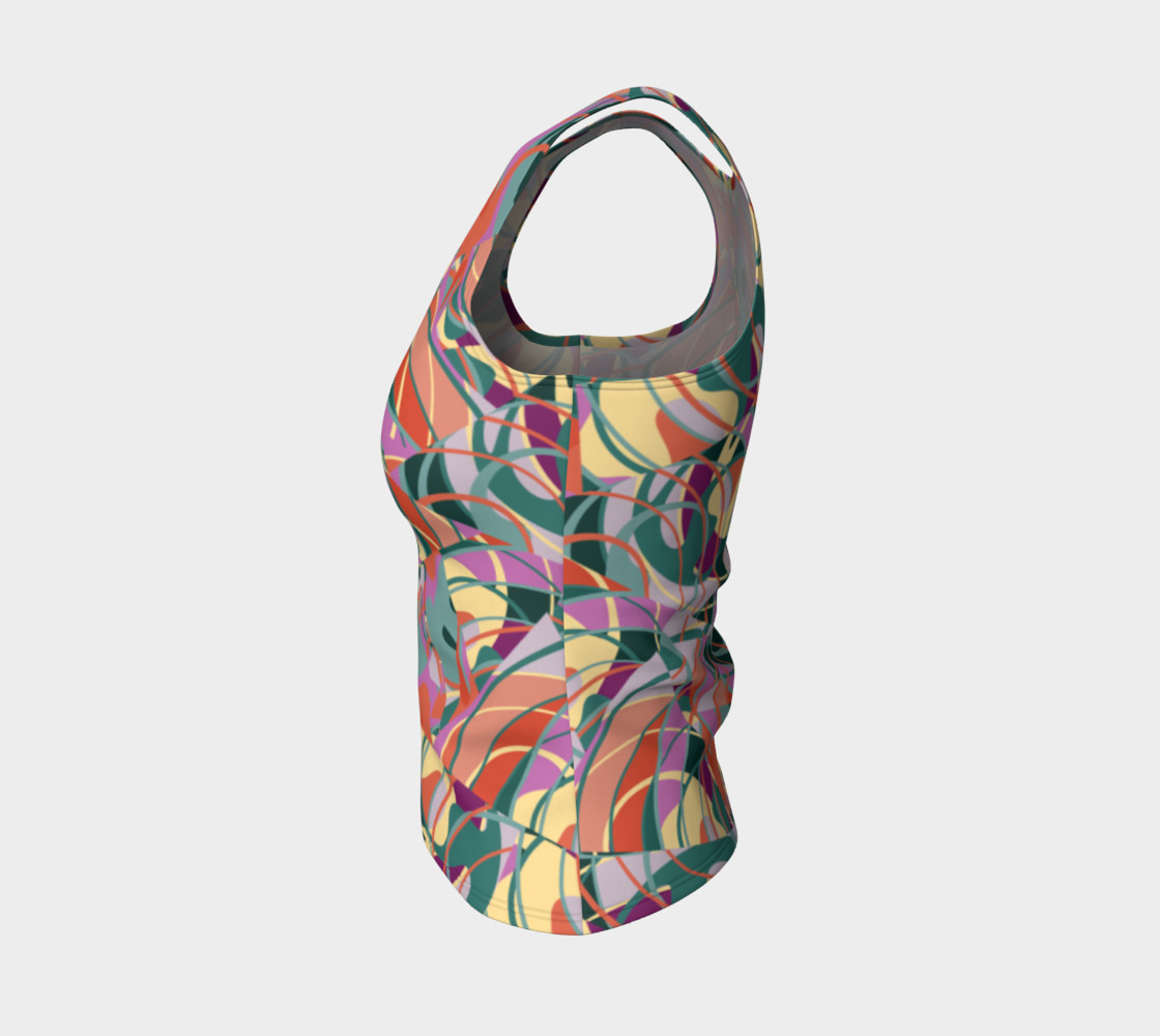 Colorful Abstract - Greens and Golds preview #3