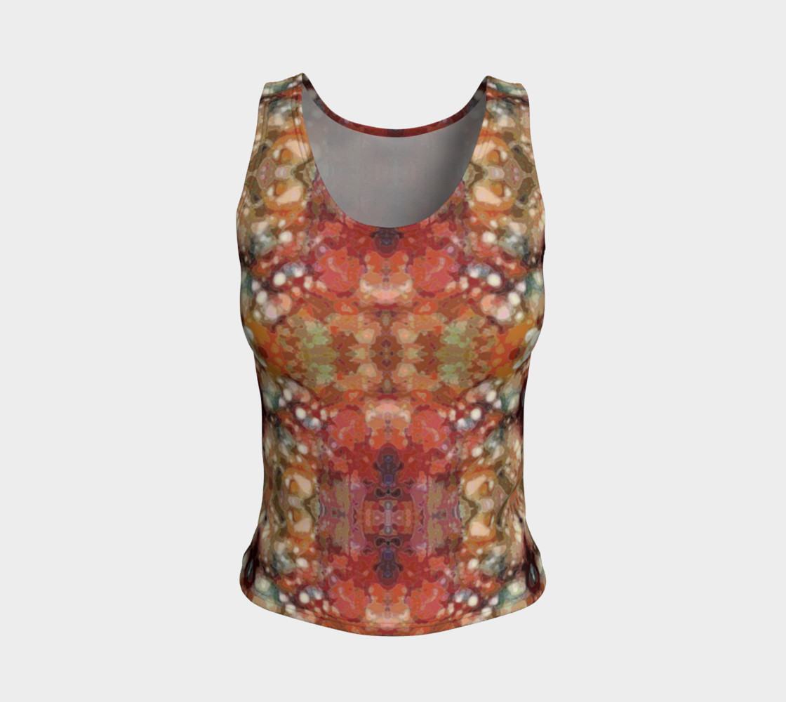 Magic Carpet Ride I - Fitted Tank Top (version A) thumbnail #2