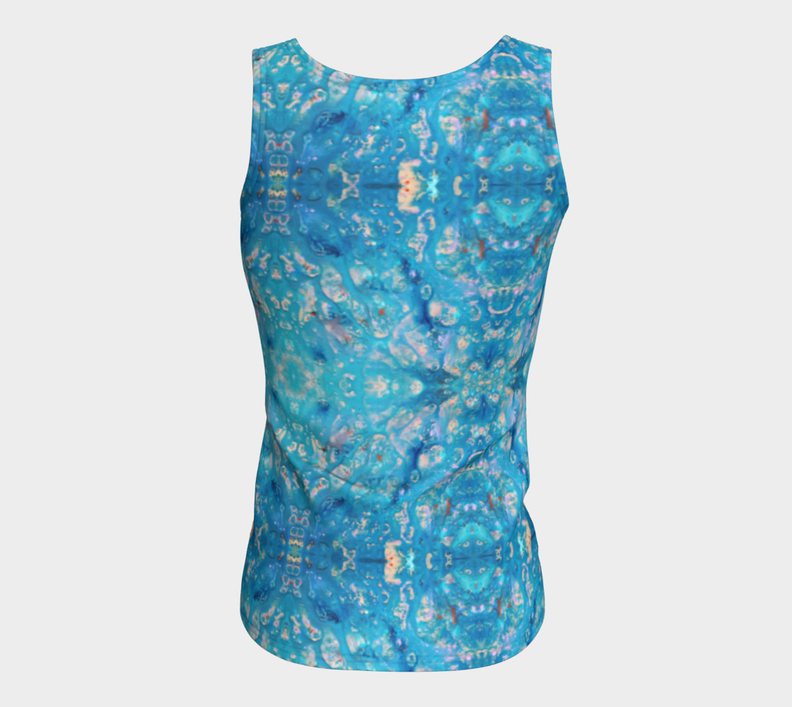 Aperçu de Waterfall Mosaic Fitted Tank Top #6