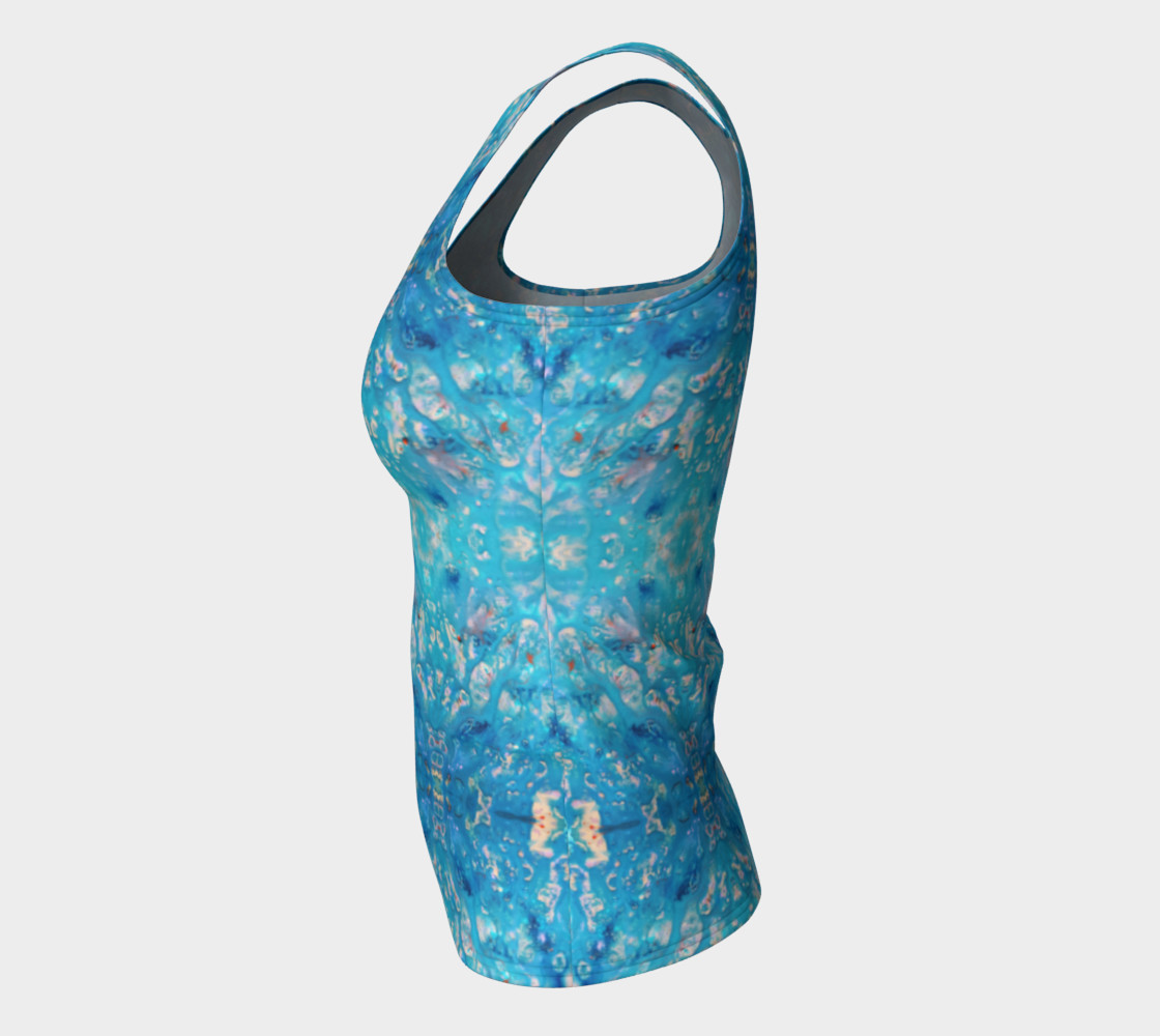 Aperçu de Waterfall Mosaic Fitted Tank Top #7