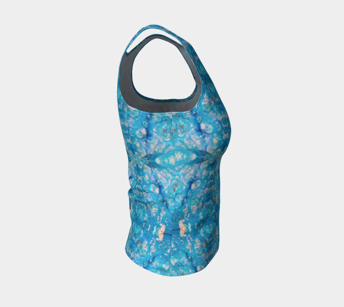 Aperçu de Waterfall Mosaic Fitted Tank Top #4