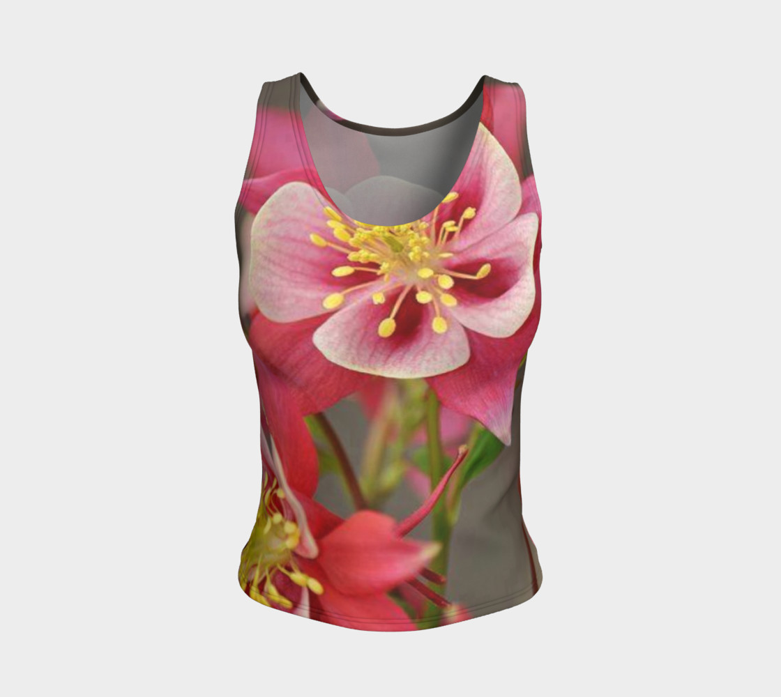 Such a lovely flowers, on fitted tank top preview #1
