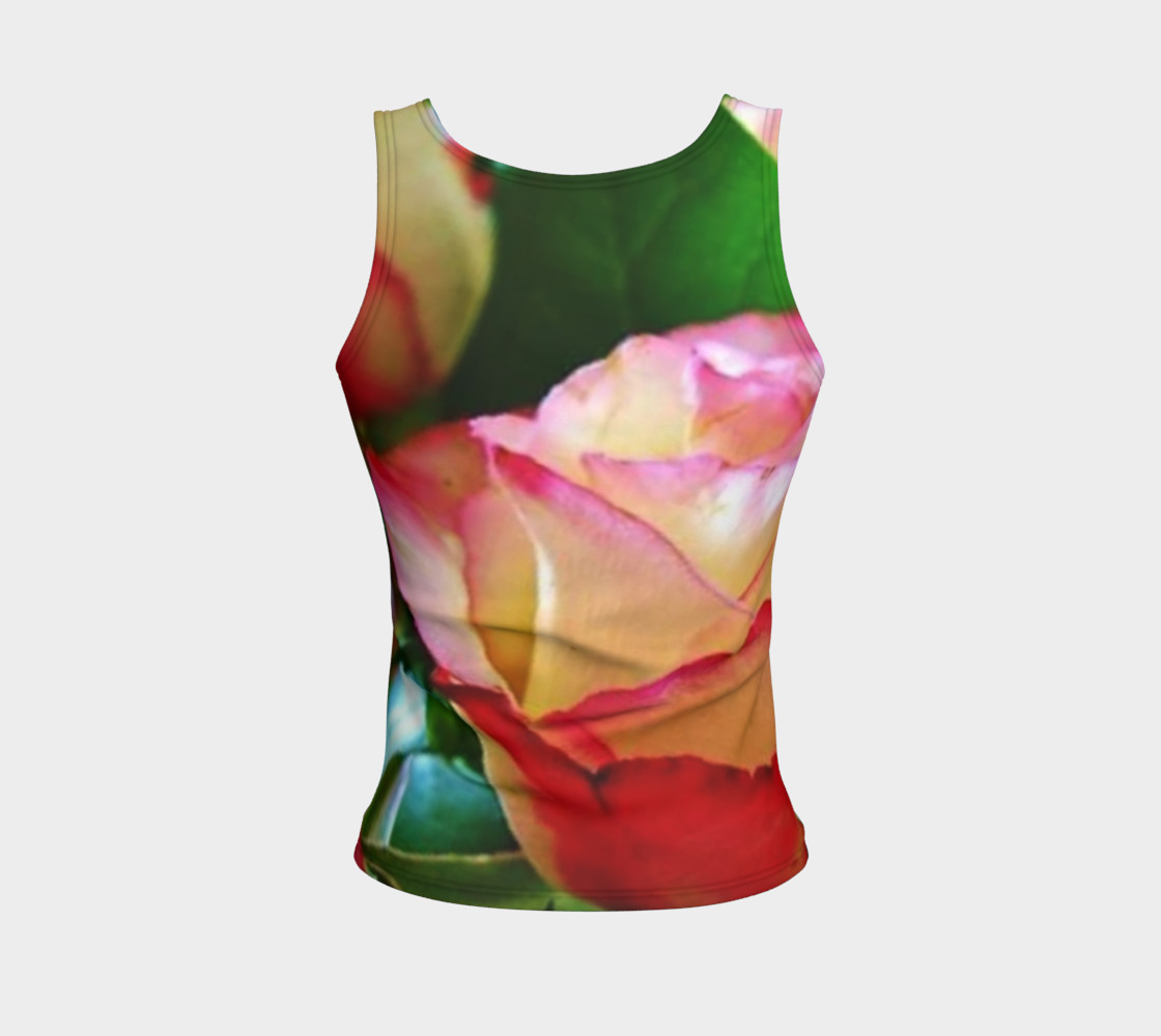 Velvet rose, fitted tank top clothing.. preview #2