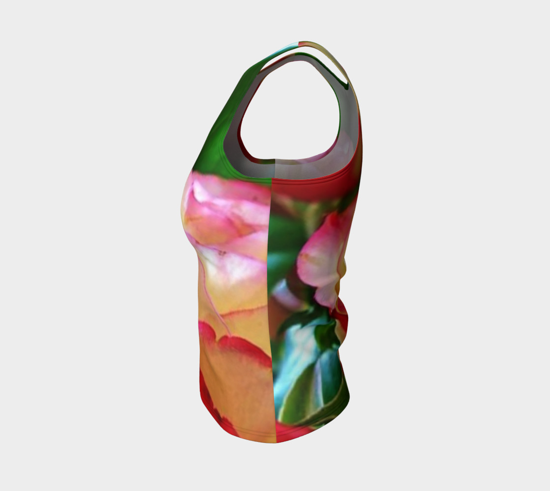 Velvet rose, fitted tank top clothing.. preview #3