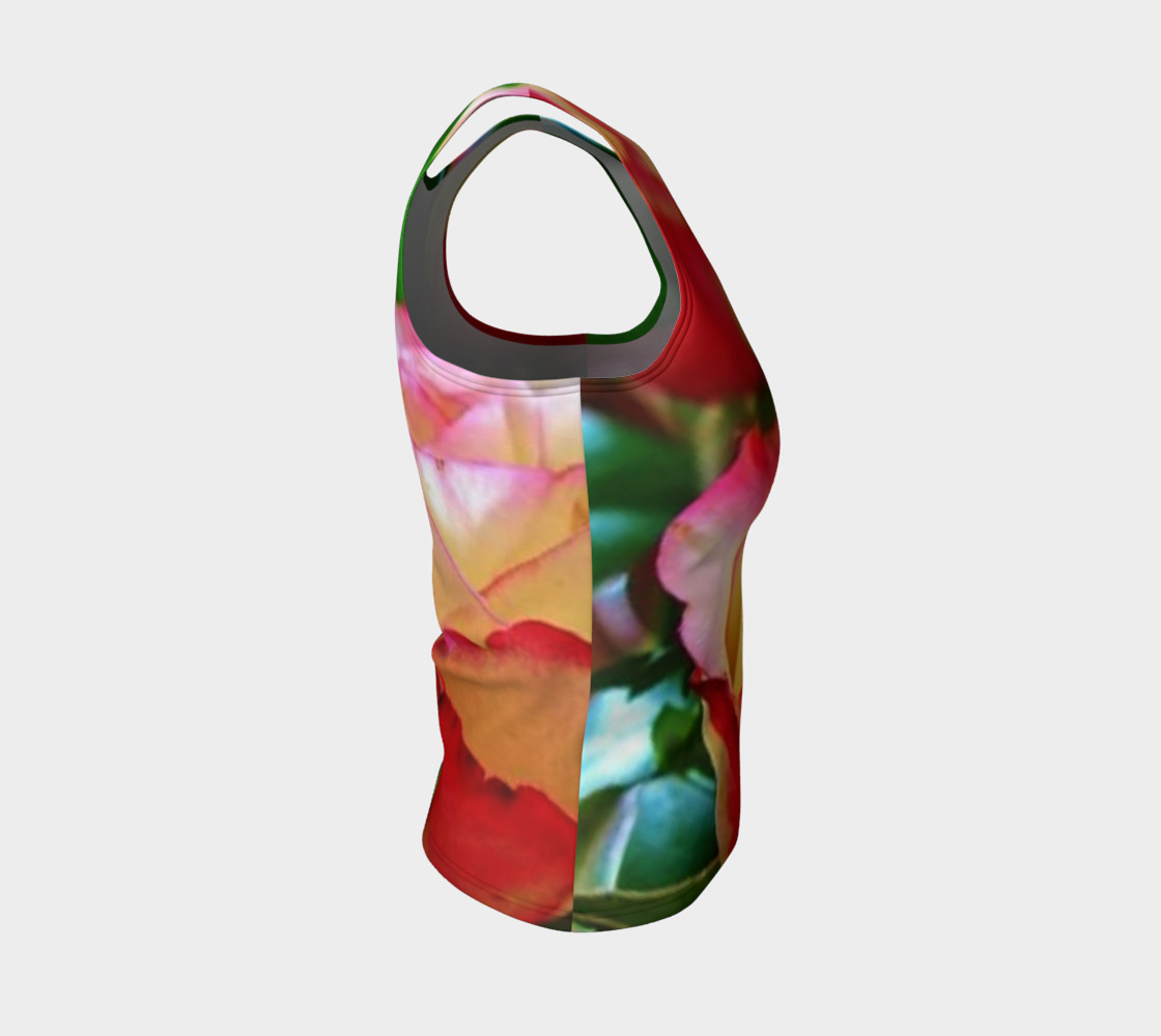 Velvet rose, fitted tank top clothing.. preview #4