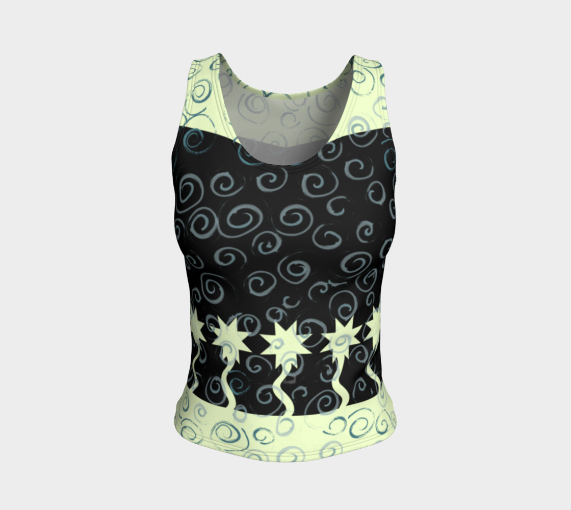 Sprout Fitted Tank 3D preview