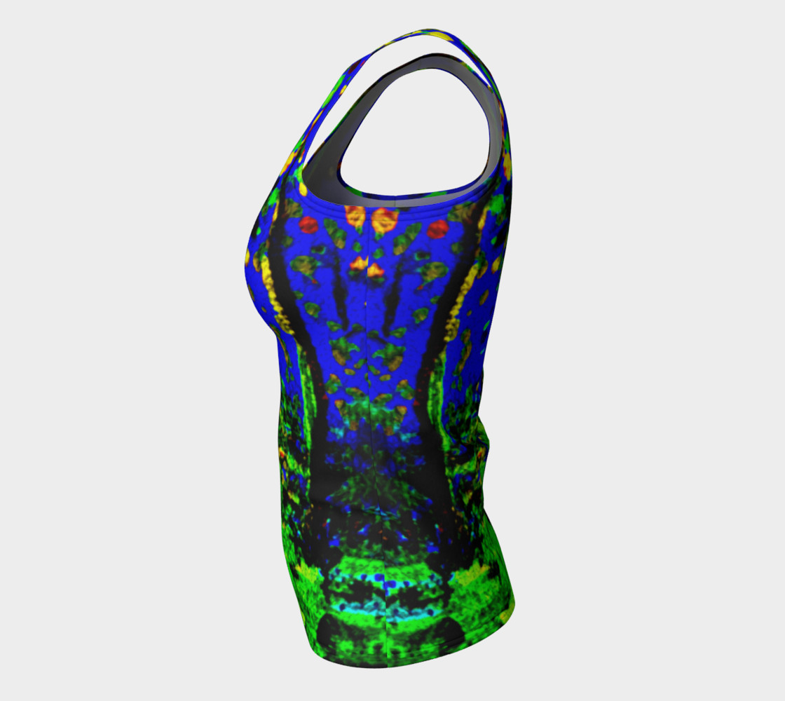 Aperçu de Magic Trees at Midnight Fitted Tank #7