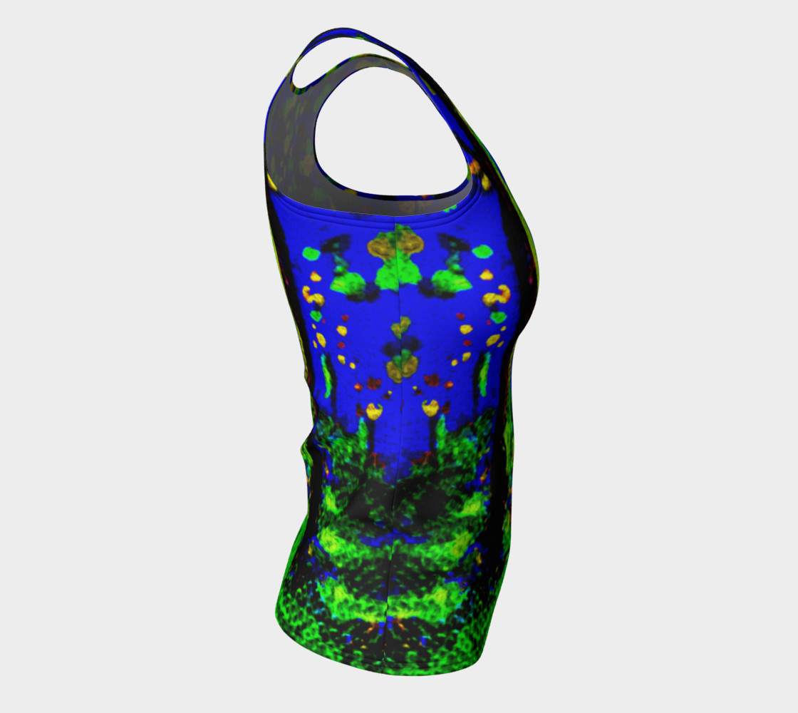 Aperçu de Magic Trees at Midnight Fitted Tank #8