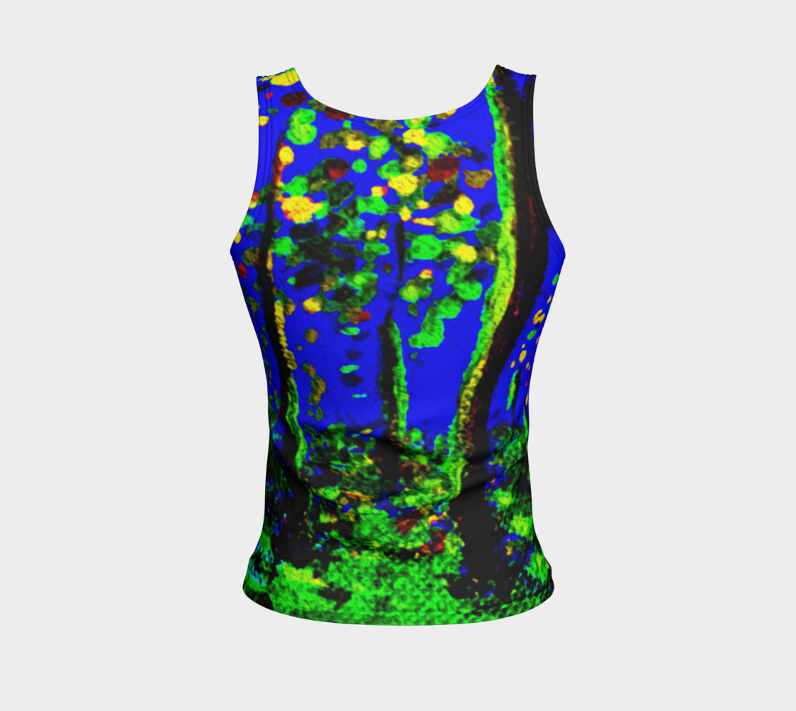 Aperçu de Magic Trees at Midnight Fitted Tank #2
