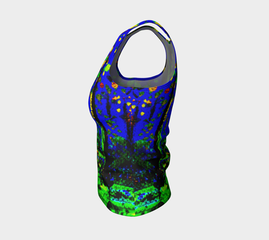 Aperçu de Magic Trees at Midnight Fitted Tank #3