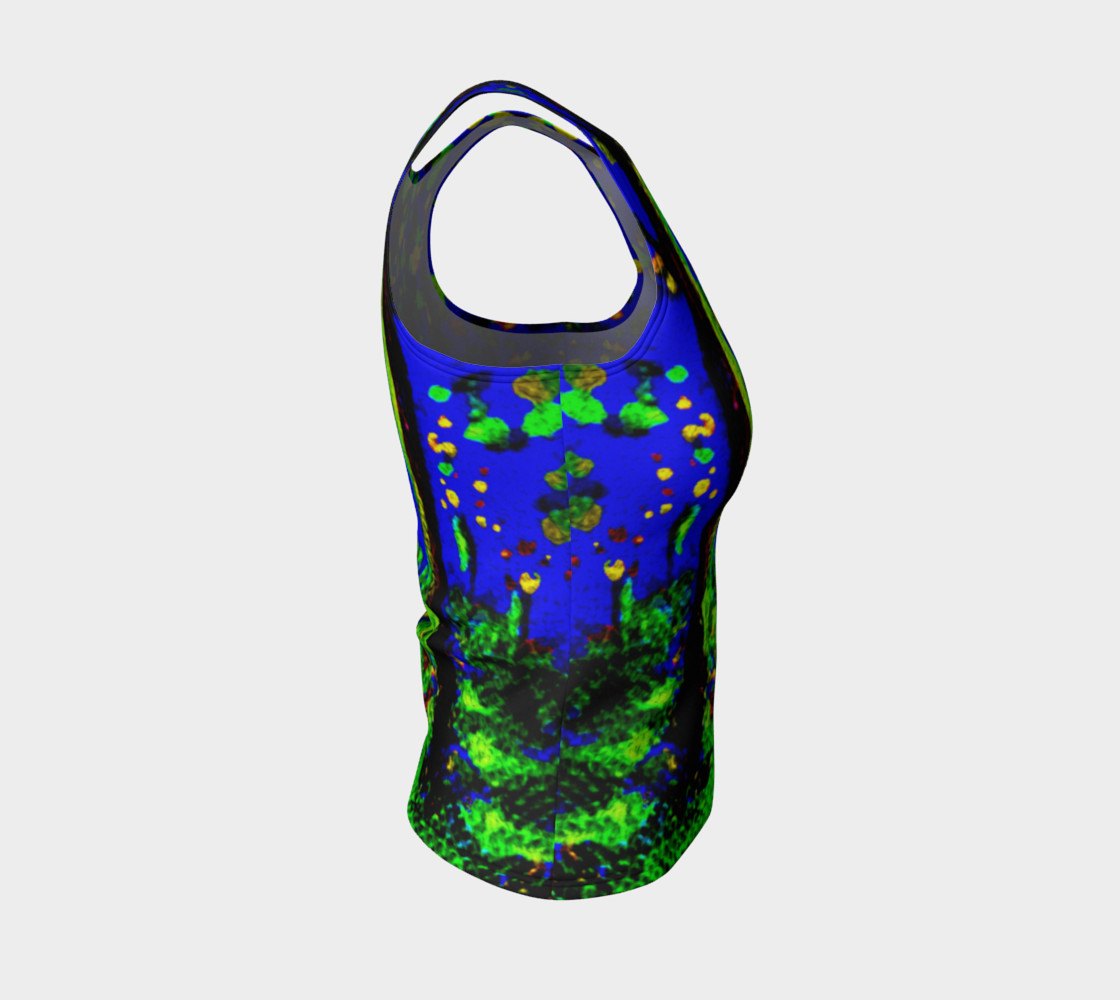 Aperçu de Magic Trees at Midnight Fitted Tank #4