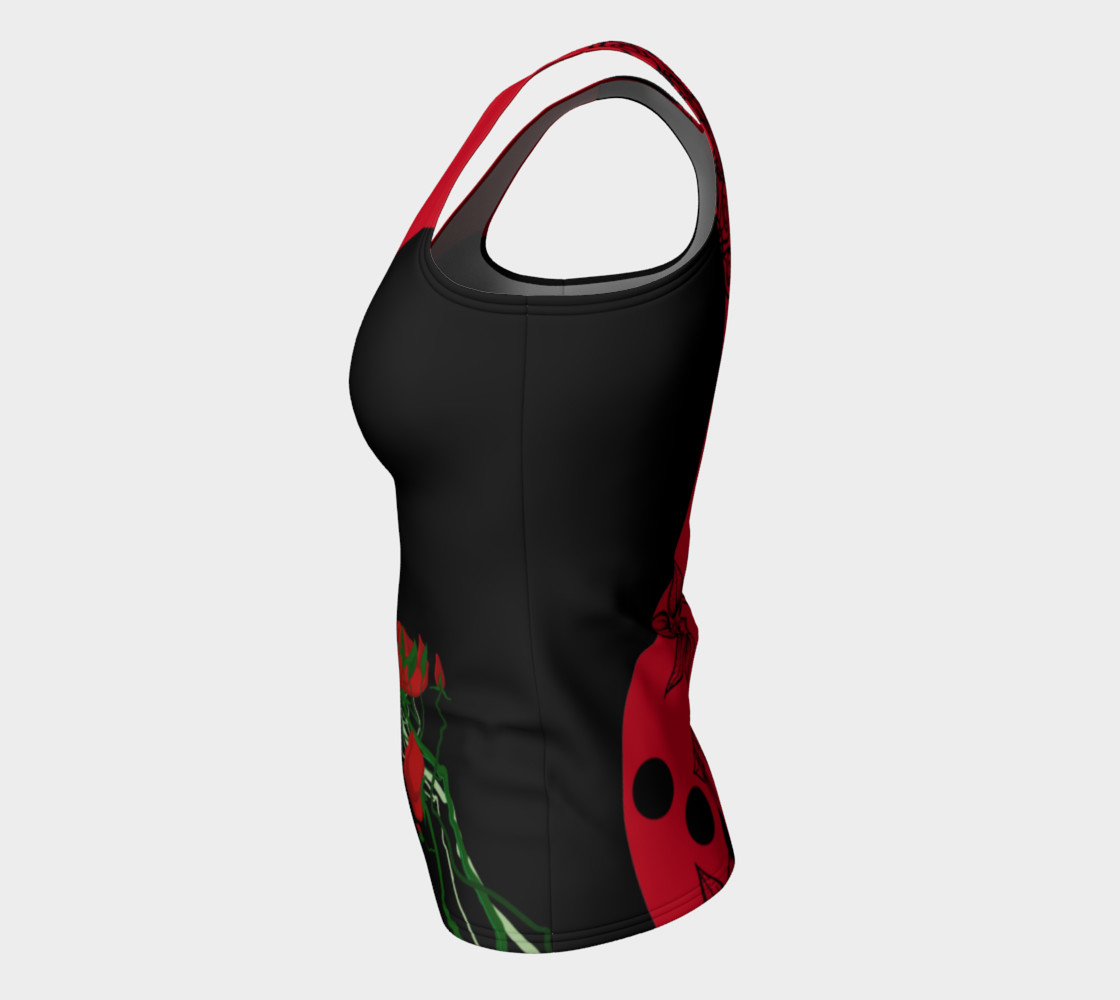 Rose Red Tank Fitted thumbnail #8