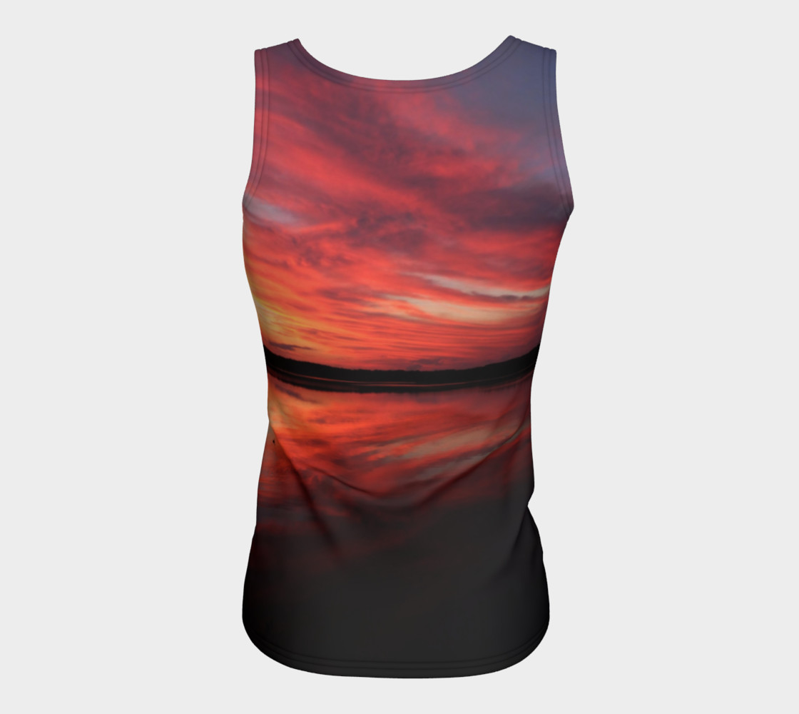 Sunset Symmetry - Sunset over Wallace Lake, N.S. preview #6