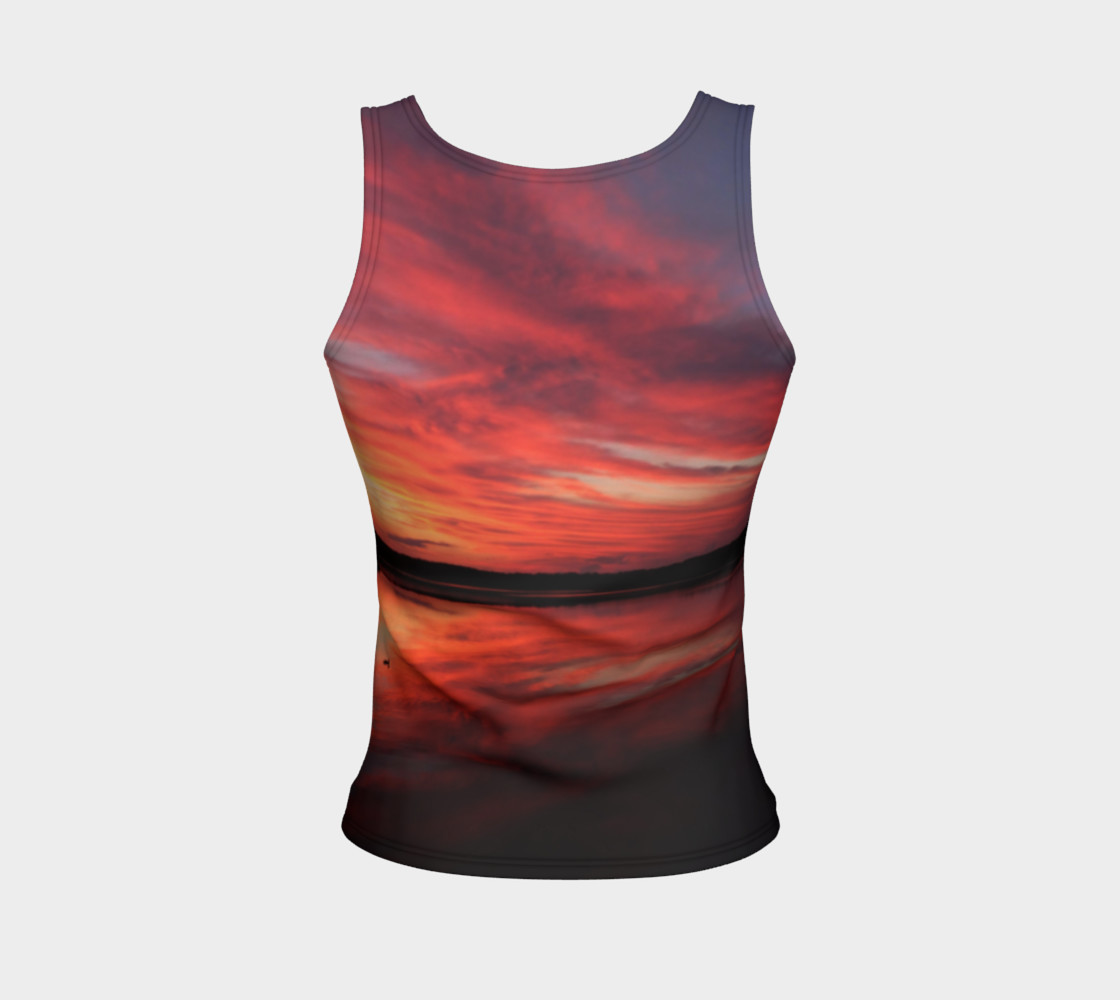 Sunset Symmetry - Sunset over Wallace Lake, N.S. preview #2