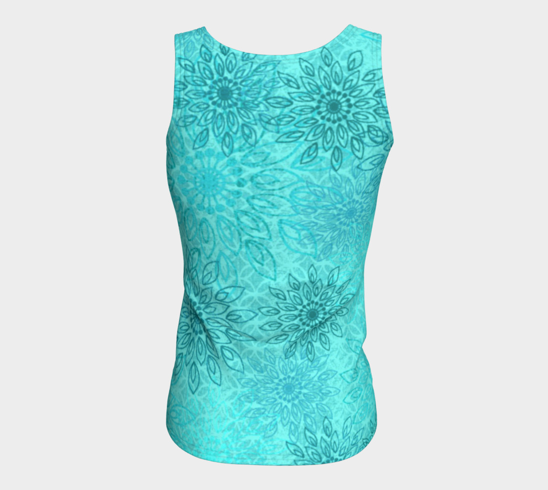 Umsted Design Boho Gypsy Flower Fitted Crop Tops preview #6