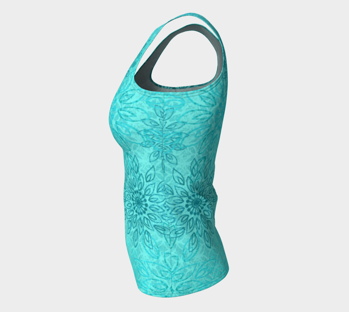 Umsted Design Boho Gypsy Flower Fitted Crop Tops preview #7