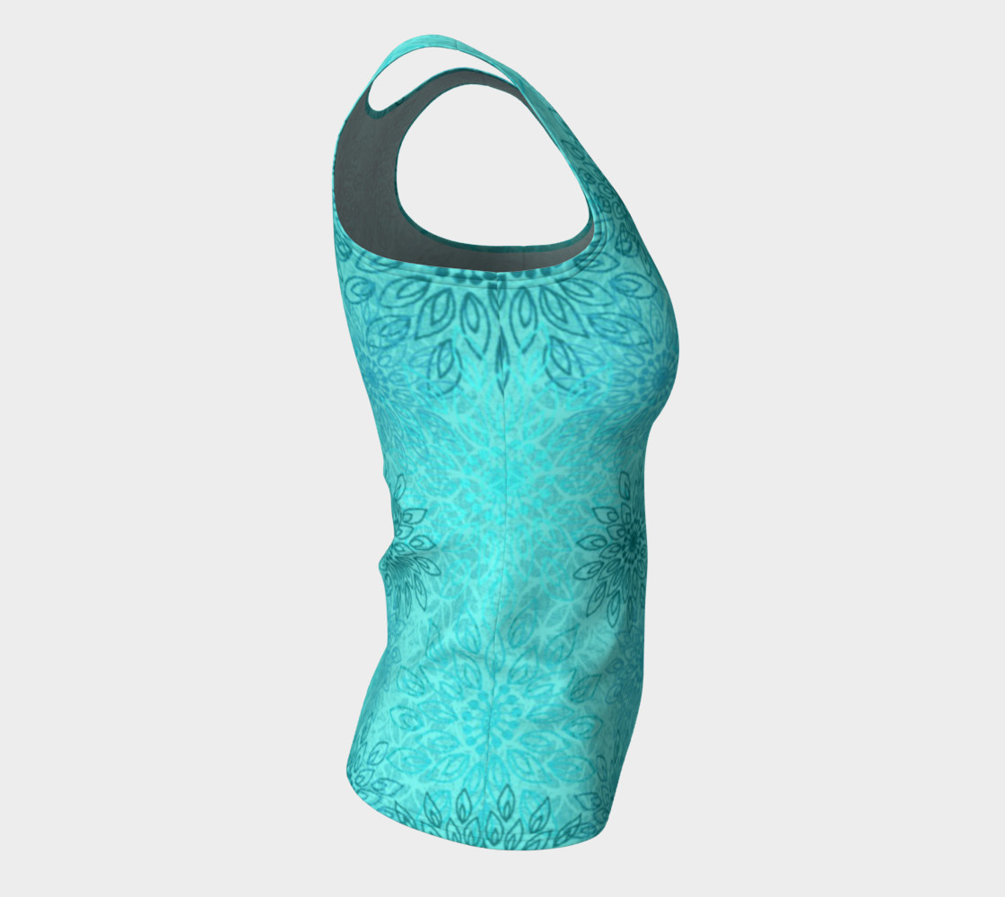 Umsted Design Boho Gypsy Flower Fitted Crop Tops preview #8