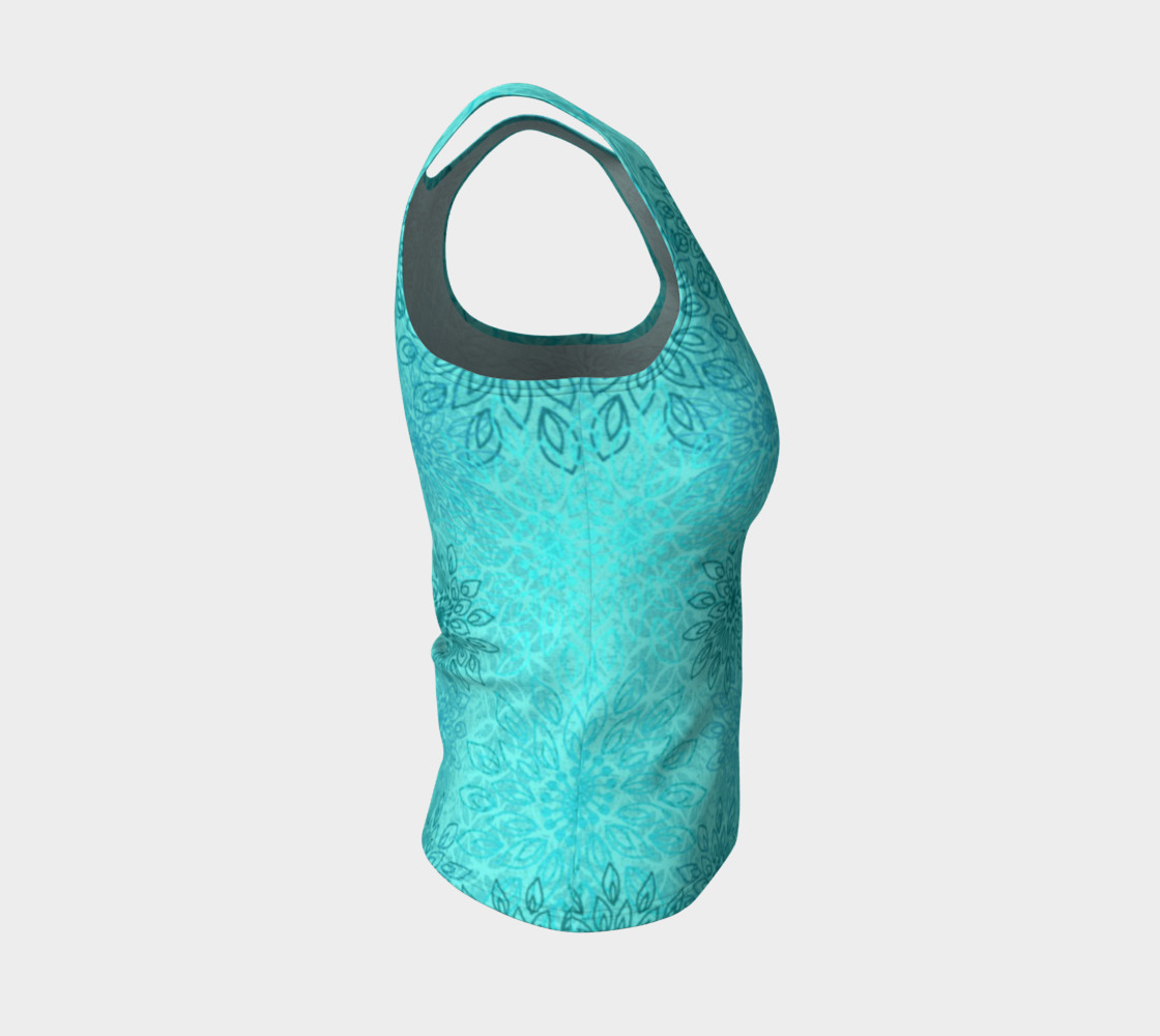 Umsted Design Boho Gypsy Flower Fitted Crop Tops preview #4