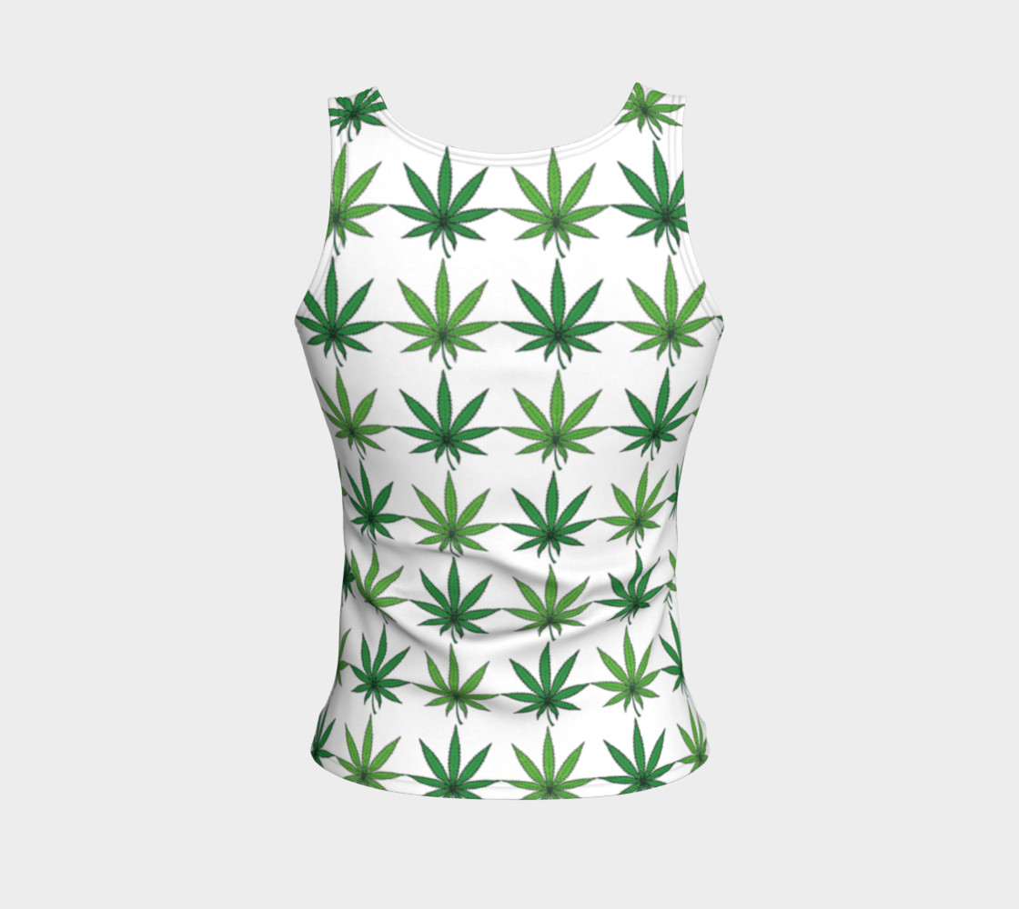 Marijuana Green Pot Leaf 3D preview