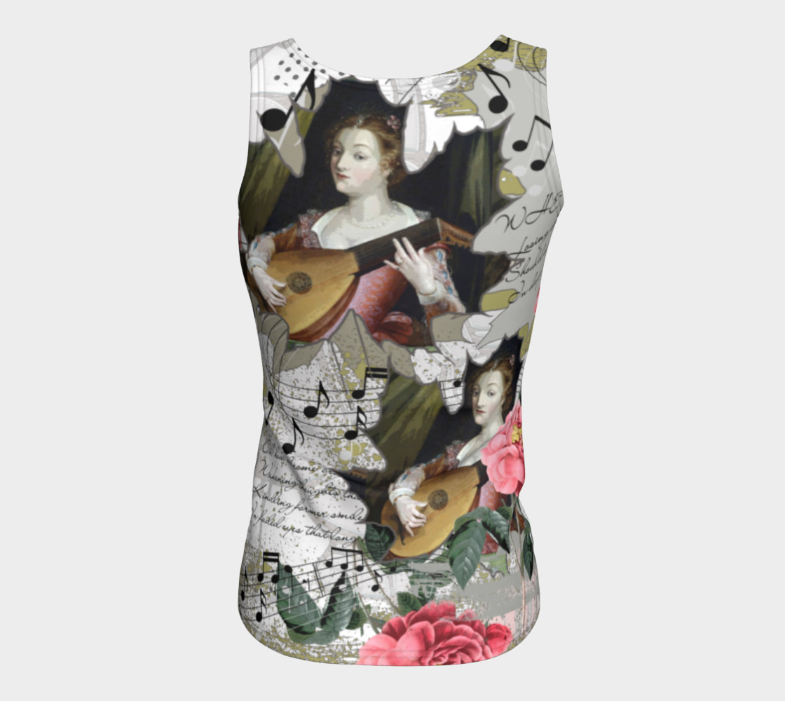 Music Fitted Tank Top preview #6