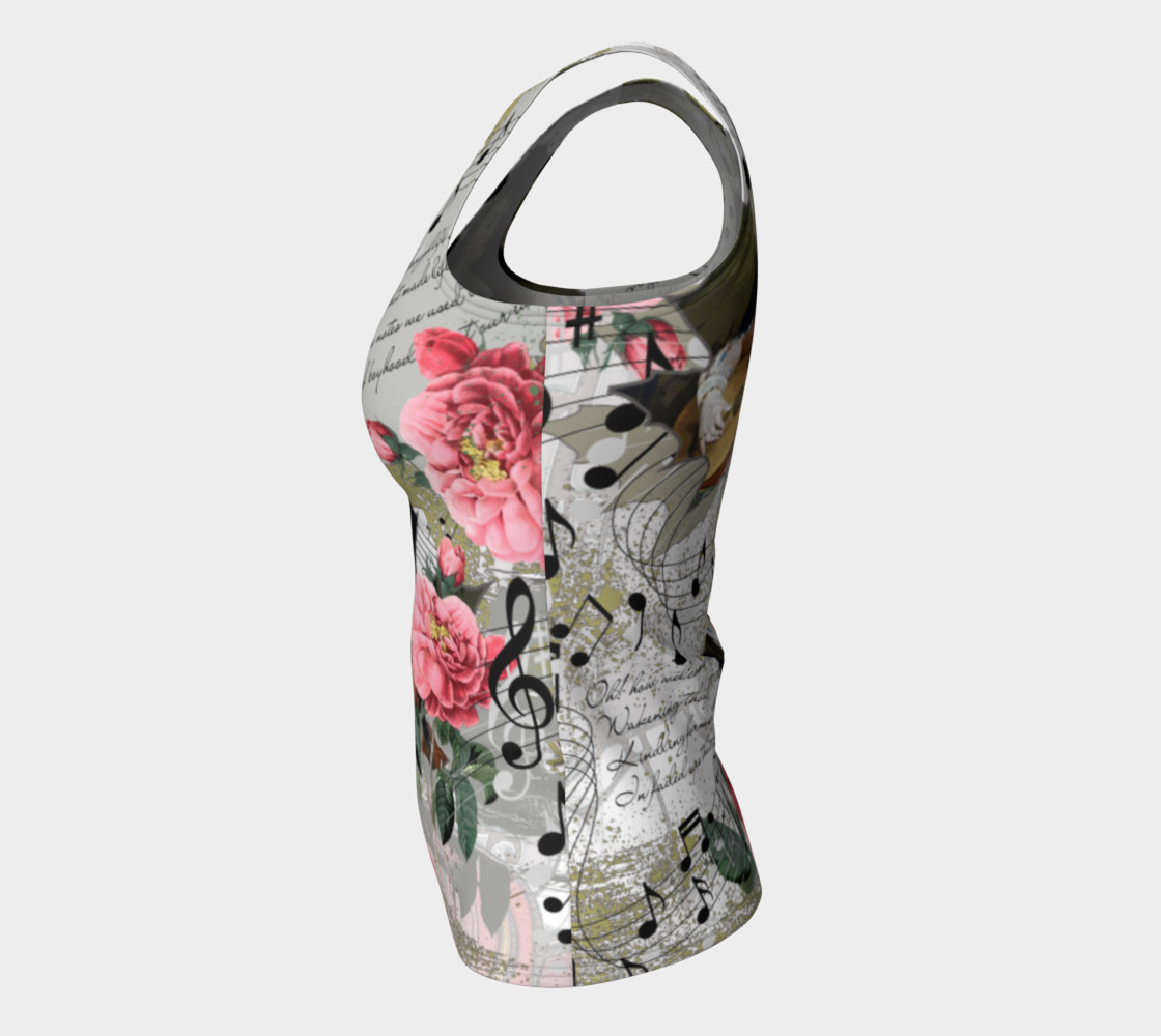 Music Fitted Tank Top preview #7