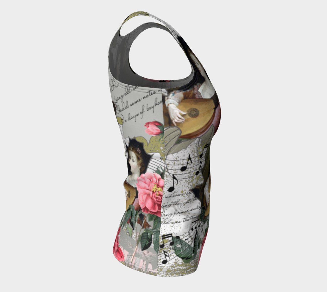 Music Fitted Tank Top preview #8