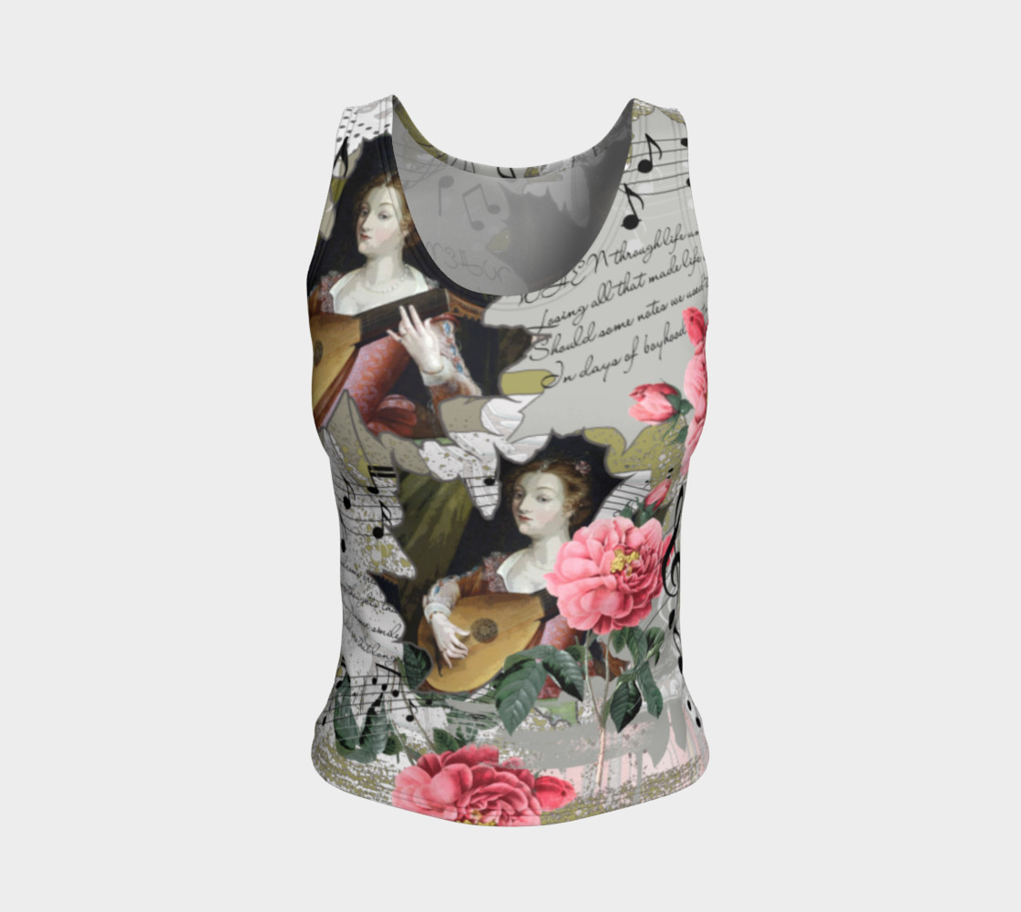 Music Fitted Tank Top preview #1