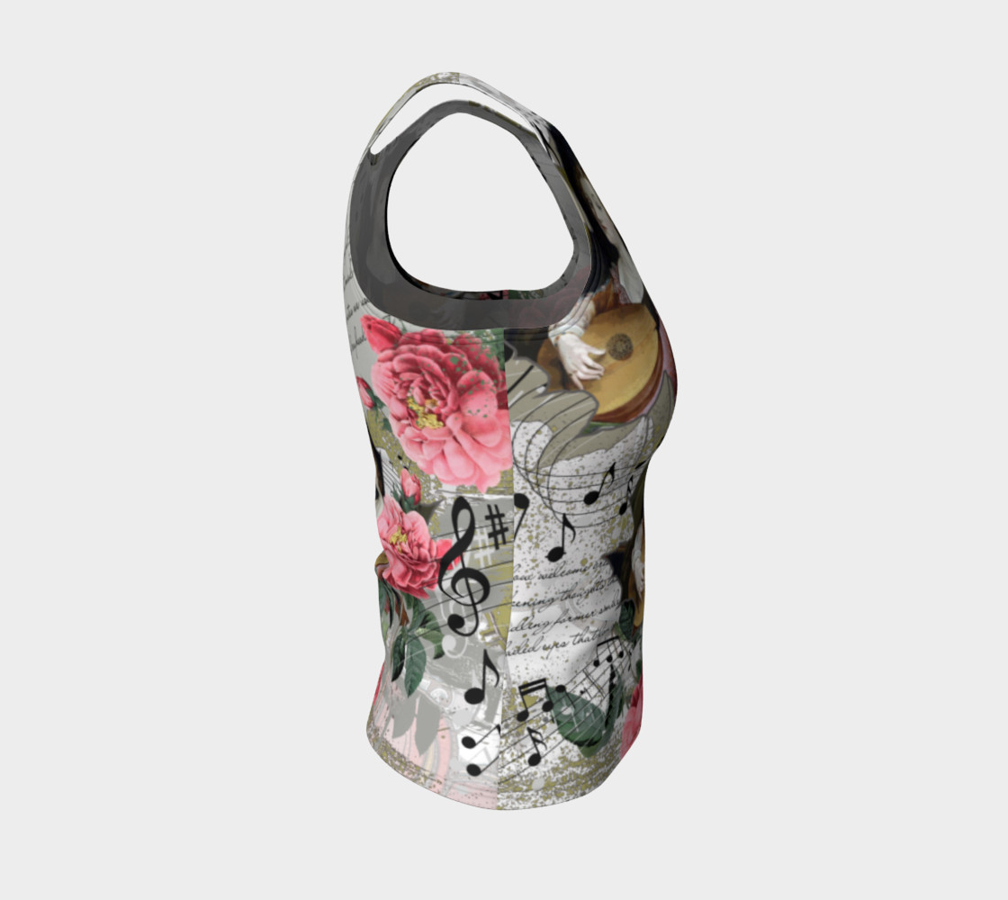 Music Fitted Tank Top preview #4