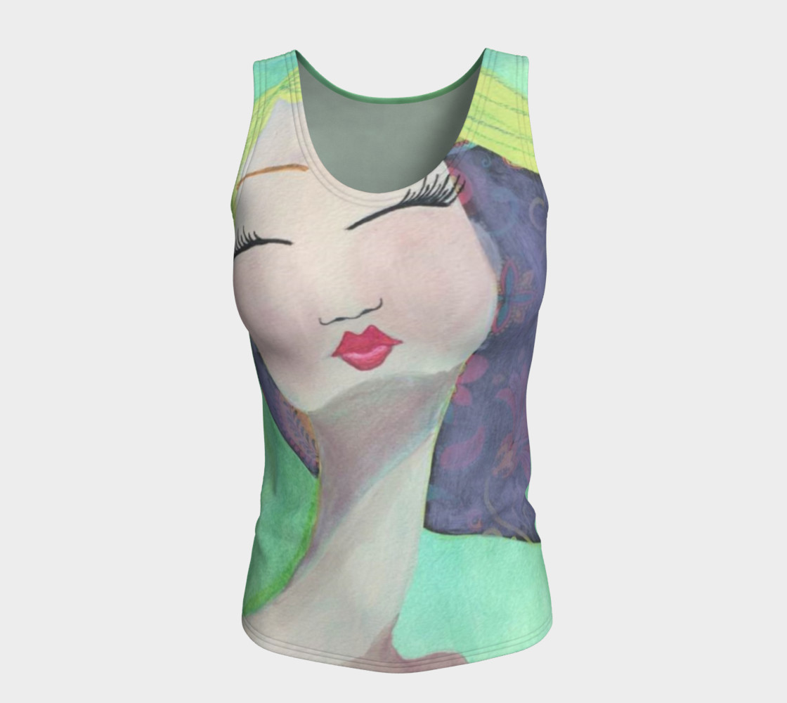 Aperçu de Peaceful Fitted Tank Top #5